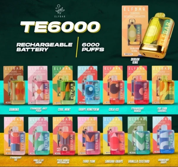 ELFBAR TE 6000 PUFFS - Image 6