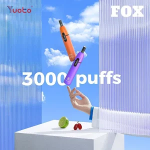 YUOTO FOX FILTER 3000 PUFFS