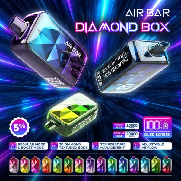 AIR BAR DIAMOND BOX 20000 PUFF’S