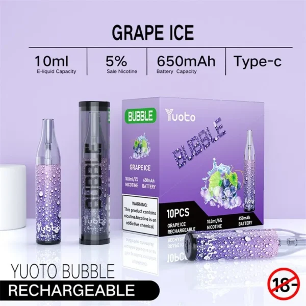 YUOTO BUBBLE 4000 PUFFS - Image 4