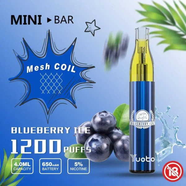 YUOTO MINI BAR 1200 PUFFS - Image 3
